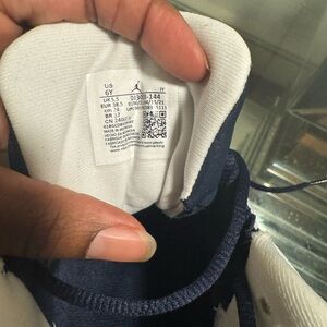 Nike Navy and White Sneakers